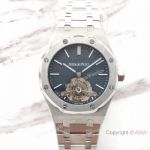 Replica Audemars Piguet Royal Oak Tourbillon Watch Stainless Steel Blue Dial